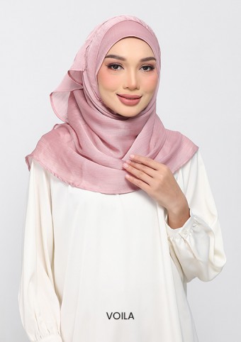 Blush Pink  Crinkle Satin