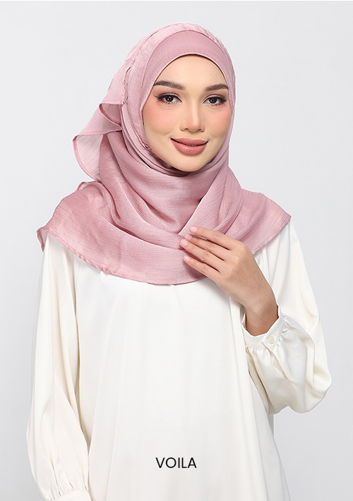 Blush Pink  Crinkle Satin