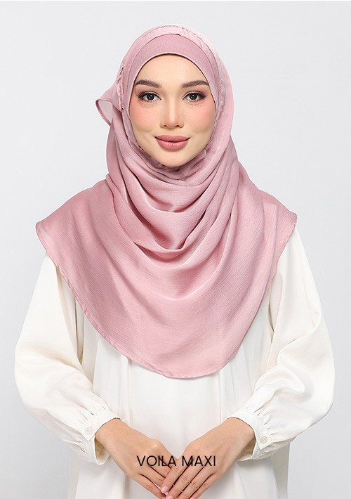 Blush Pink  Crinkle Satin