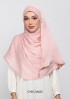 Dusty Rose Crinkle Satin