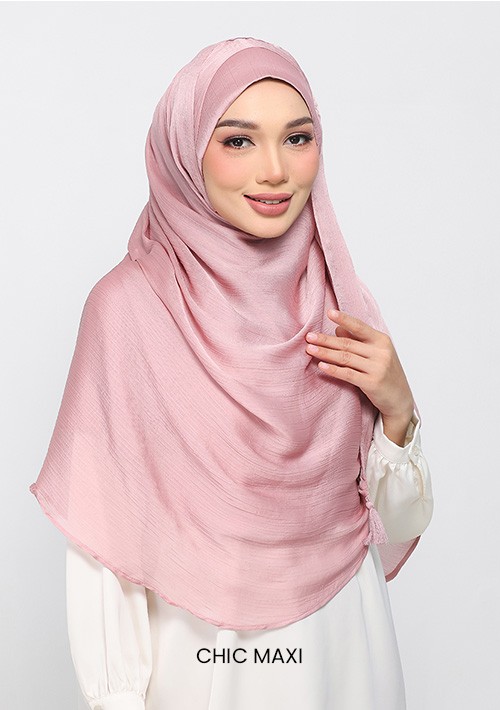 Blush Pink  Crinkle Satin