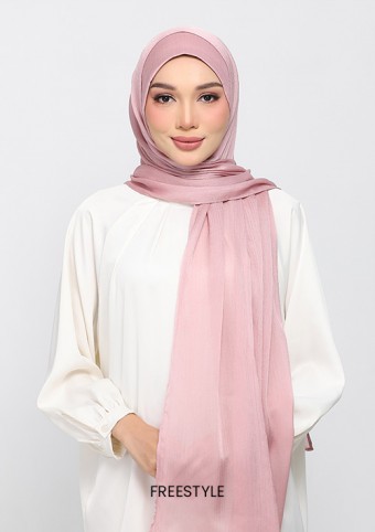 Free Style Blush Pink Crinkle Satin